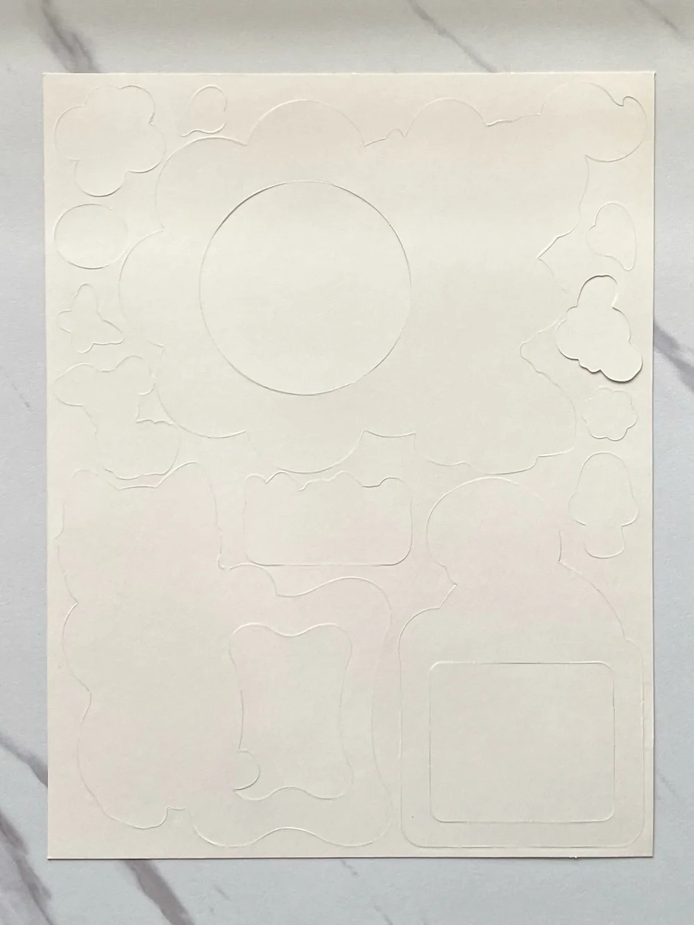 VTG Lisa Frank cutouts and frames sheets set of 4